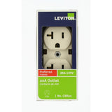 20 Amp Commercial Grade Duplex Outlet, Light Almond - Super Arbor