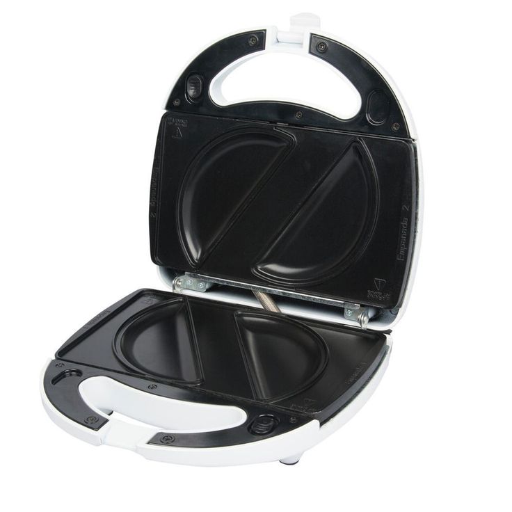 78 sq. in. White Empanada Maker and Churro Maker with Lid