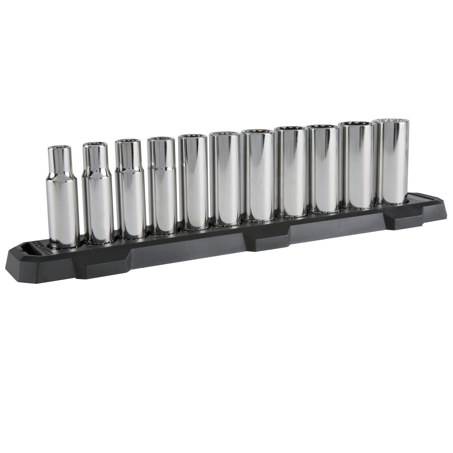 Craftsman 1/2 in. Drive SAE 12 Point Deep Socket Set, 11 pc