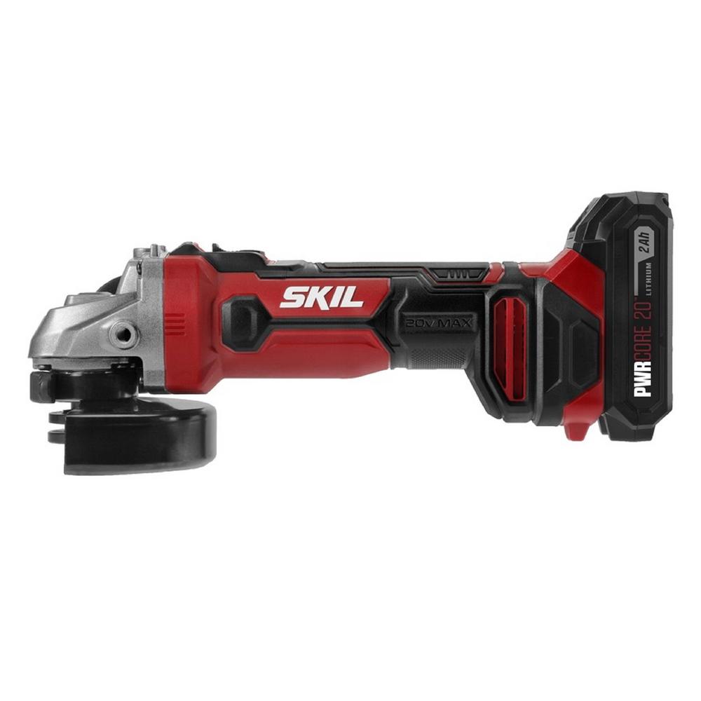 PWRCORE 20-Volt Lithium-ion Cordless 4-1/2 in. Angle Grinder Kit