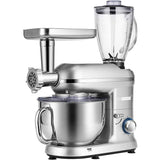 6 qt. 6- speed Red 3 in 1 Multifunctional Stand Mixer with Meat Grinder and Juice Blender, ETL Listed