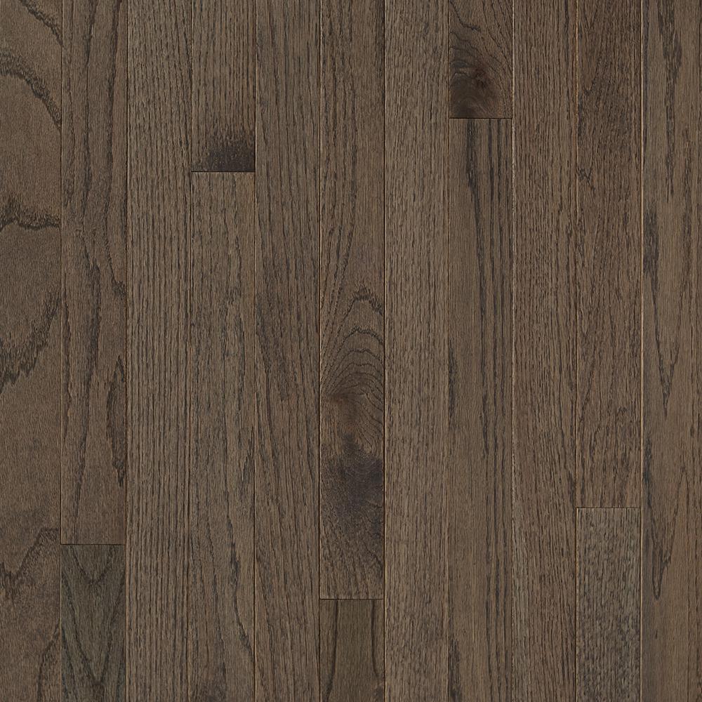 Bruce Plano Oak Gunstock 3/4 in. Thick x 2-1/4 in. Wide x Varying Length Solid Hardwood Flooring (20 sq. ft. / case) - Super Arbor