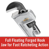 24 in. Model 824 Aluminum Straight Pipe Wrench - Super Arbor