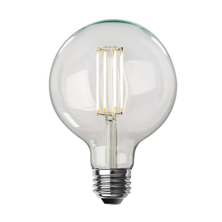 Feit Electric 100-Watt Equivalent G40 Dimmable LED Clear Glass Vintage Edison Light Bulb With Cage Filament Soft White (2-Pack)