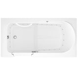 HD Series 30 in. x 60 in. Left Drain Step-In Walk-In Air Tub in White - Super Arbor