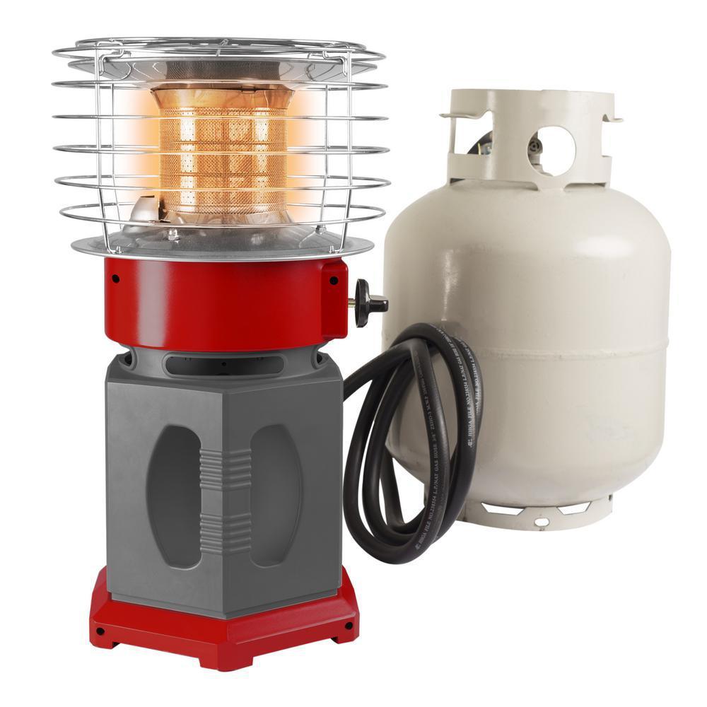 10K BTU HeatAround 360 in Red - Super Arbor