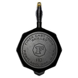 Cast Iron Collection 10 in. Cast Iron Skillet in Black with Lid