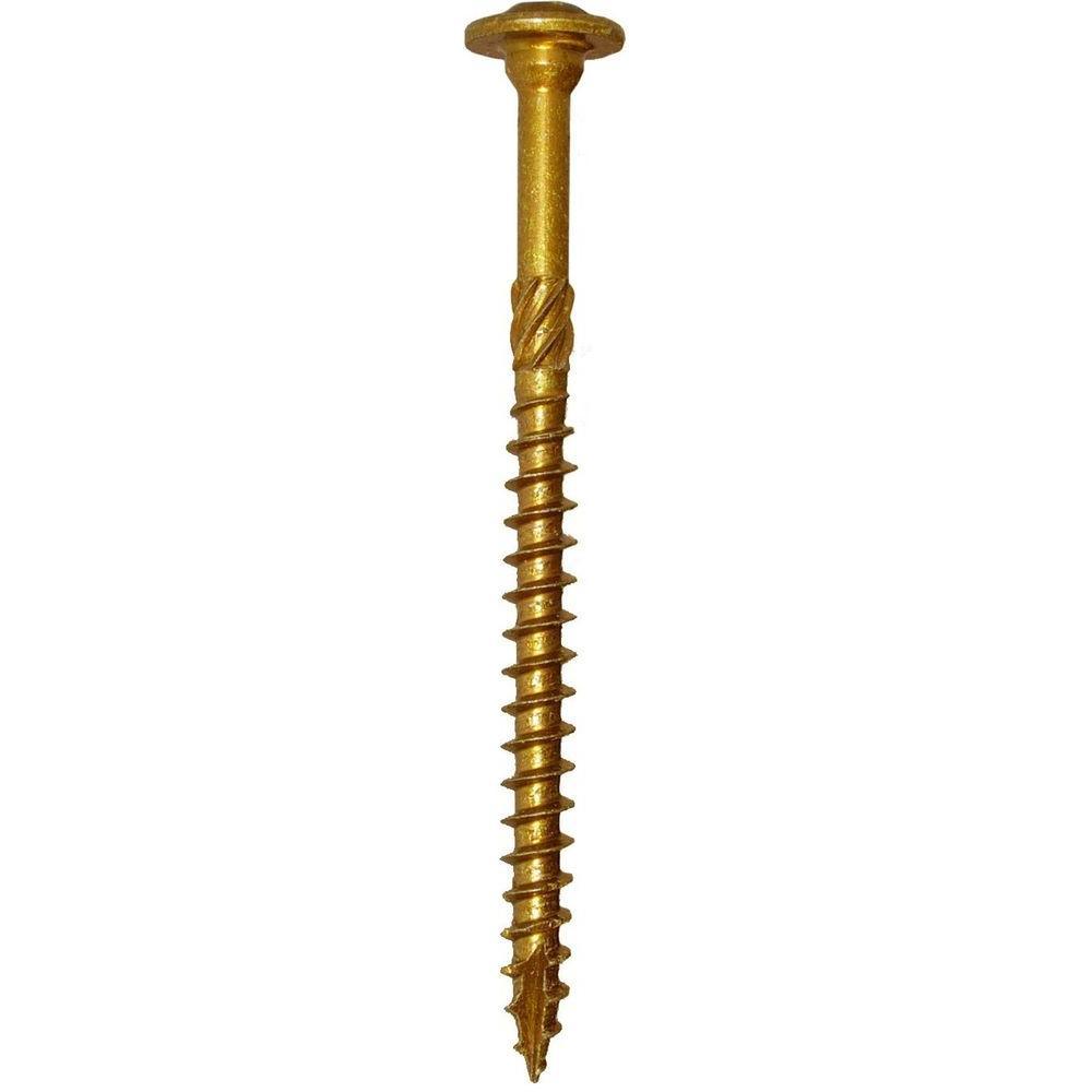 5/16 in. x 3-1/8 in. Star Drive Washer Head Rugged Structural Wood Screw (45-Pack) - Super Arbor