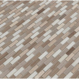 MSI Arctic Storm 12 in. x 12 in. x 10mm Honed Marble Mesh-Mounted Mosaic Floor and Wall Tile (1 sq. ft.)