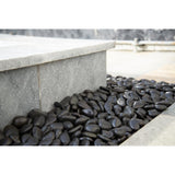 Black Polished 0.5 cu. ft . 0.75 to 1.25 in. Pebbles. 40 lb. Bag (28 Bags / Pallet) - Super Arbor