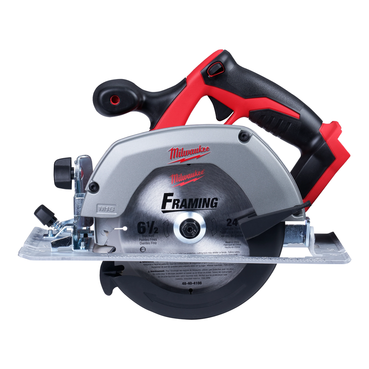 Milwaukee M18 18-Volt Lithium-Ion Cordless 6-1/2 in. Circular Saw (Tool-Only)