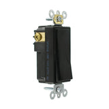 15 Amp Decora Plus Commercial Grade Single Pole Rocker Switch, Black - Super Arbor
