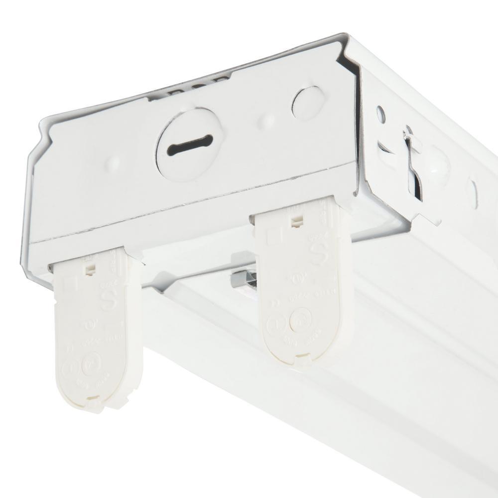 32-Watt 2-Light White 4 ft. Fluorescent Strip Light - Super Arbor