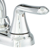 Colony Soft 4 in. 2-Handle Low Arc Laundry Faucet in Polished Chrome with Hose End - Super Arbor