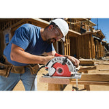 7-1/4 in. 15 Amp Corded Electric Magnesium Side Winder Circular Saw with Brake with 24-Tooth Diablo Carbide Blade - Super Arbor