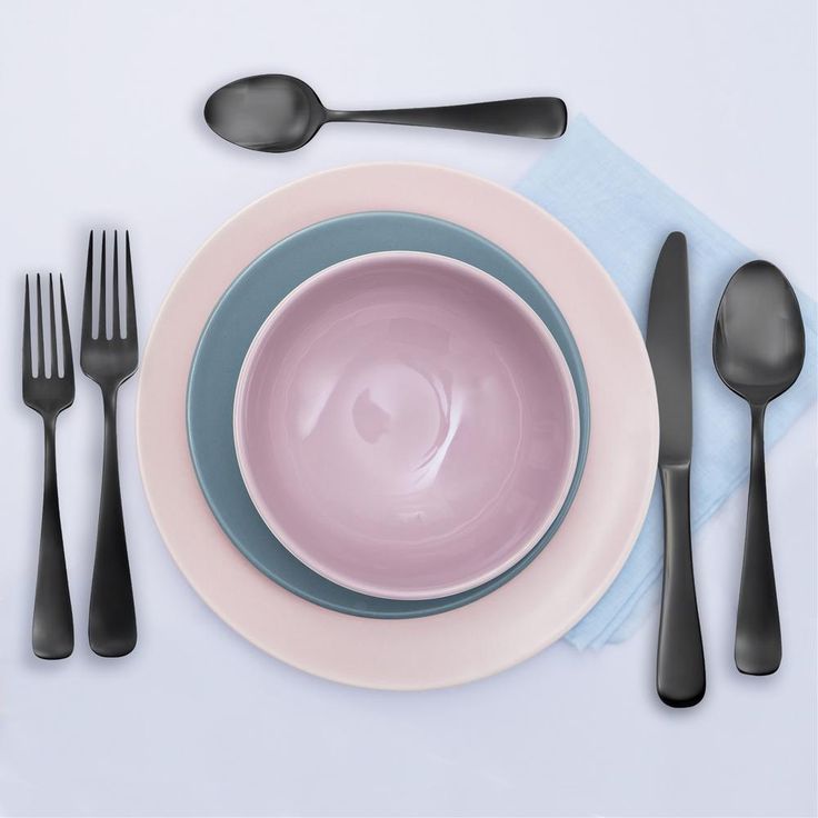 Opera Gunmetal 20-Piece 18/0-Stainless Steel Flatware Set (Service for 4)