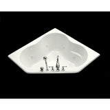 ProFlex 4-1/2 ft. Acrylic Oval Drop-in Whirlpool in White with Heater - Super Arbor