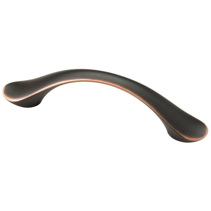Vuelo 3 or 3-3/4 in. (76 or 96 mm) Center-to-Center Bronze with Copper Highlights Dual Mount Drawer Pull (10-Pack)