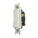 Decora 15 Amp 3-Way Specialty Light Switch, White (10-Pack) - Super Arbor