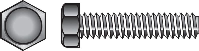 Hillman 1/2 in. Diameter x 1-1/2 in. Length Zinc-Plated Steel Hex Tap Bolts, Coarse Thread, 50-Pack