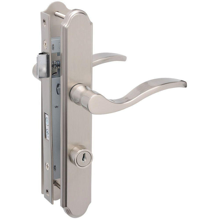 Satin Nickel Serenade Mortise Set Door Latch - Super Arbor