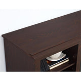 Domingo 60 in. Espresso TV Console with Fireplace - Super Arbor