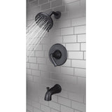 Ladera Single-Handle 3-Spray Tub and Shower Faucet in Matte Black (Valve Included) - Super Arbor