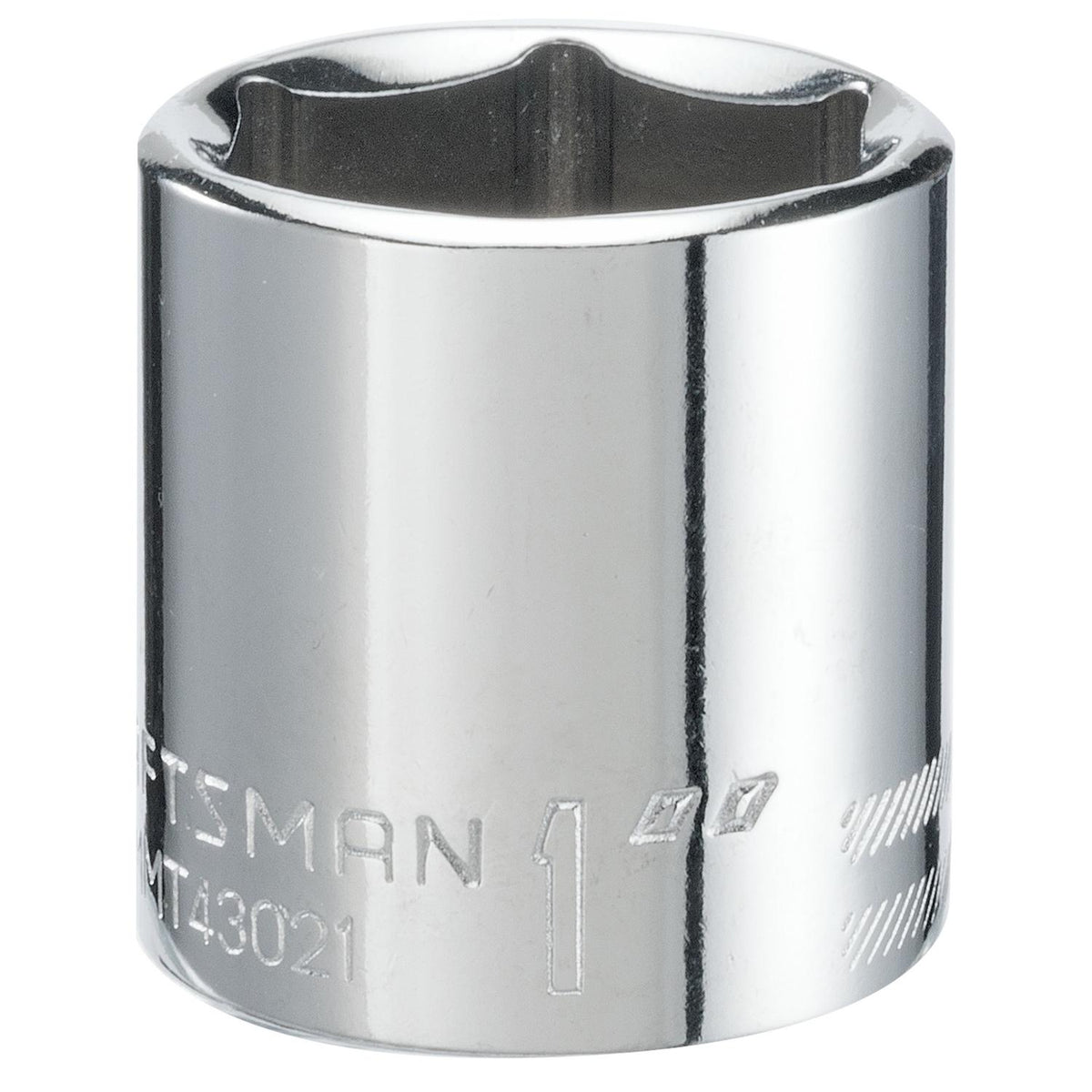Craftsman 1 in. SAE 6 Point Shallow Socket, 3/8 in. Drive