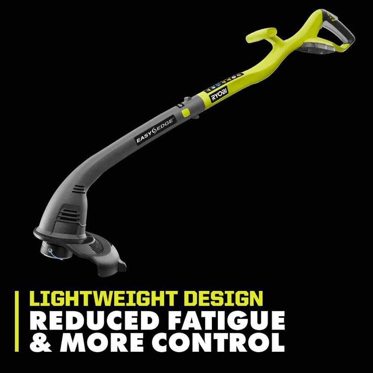 RYOBI ONE+ 18-Volt Lithium-Ion Electric Cordless String Trimmer and Edger - 1.3 Ah Battery and Charger Included