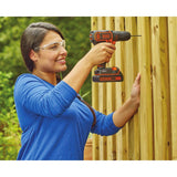 20-Volt MAX Lithium-Ion Cordless 3/8 in. Drill/Driver with Battery 1.5Ah and Charger - Super Arbor
