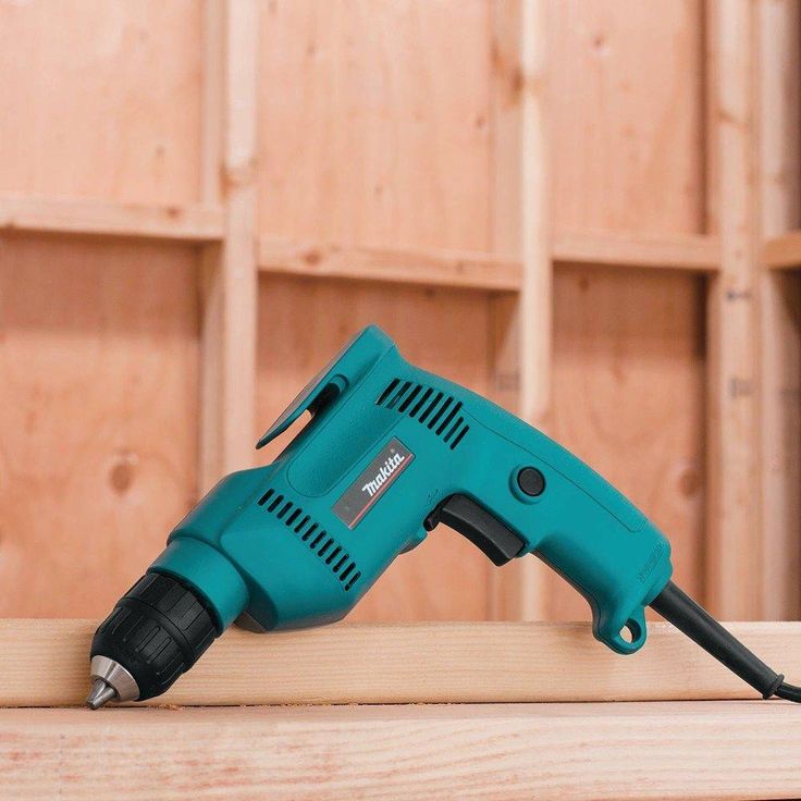 4.9 Amp 3/8 in. Corded Low Noise (79dB) Variable Speed Drill with Keyless Chuck and Hard Case