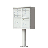 16-Mailboxes 1-Outgoing Mail Compartment 2-Parcel Lockers Pedestal Mount Cluster Box Unit - Super Arbor