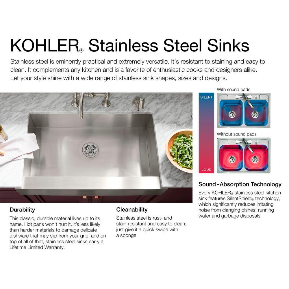 Lyric Dual Mount Stainless Steel 15 in. 1-Hole Single Bowl Bar Sink - Super Arbor