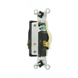 20 Amp Commercial Grade Double-Pole Single Outlet, Ivory - Super Arbor