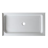 Vail 36 in. x 48 in. Double Threshold Shower Base in White - Super Arbor