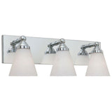 Hudson 5-Light Chrome Wall Mount Vanity Light