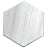 Style Selections Chique Gris 8-in x 8-in Glazed Porcelain Marble Look Floor Tile