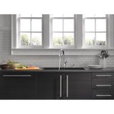 Parkwood Single-Handle Pull-Down Sprayer Kitchen Faucet in Chrome - Super Arbor