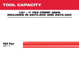 M18 18-Volt Lithium-Ion Cordless Short Throw PEX Press Tool with LED Stick Light - Super Arbor