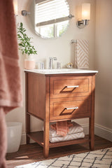Genta 6.88 in. Hand Towel Bar in Brushed Nickel