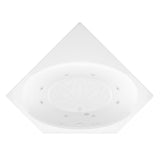 Mali 5 ft. Acrylic Corner Drop-in Whirlpool Bath Tub in White - Super Arbor