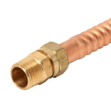 3/4 in. FIP/MIP x 3/4 in. PEX Barb x 18 in. Copper Water Heater Connector (7/8 in. O.D.) - Super Arbor