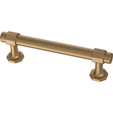Classic Octagon 6-5/16 in. (160 mm) Champagne Bronze Drawer Pull - Super Arbor