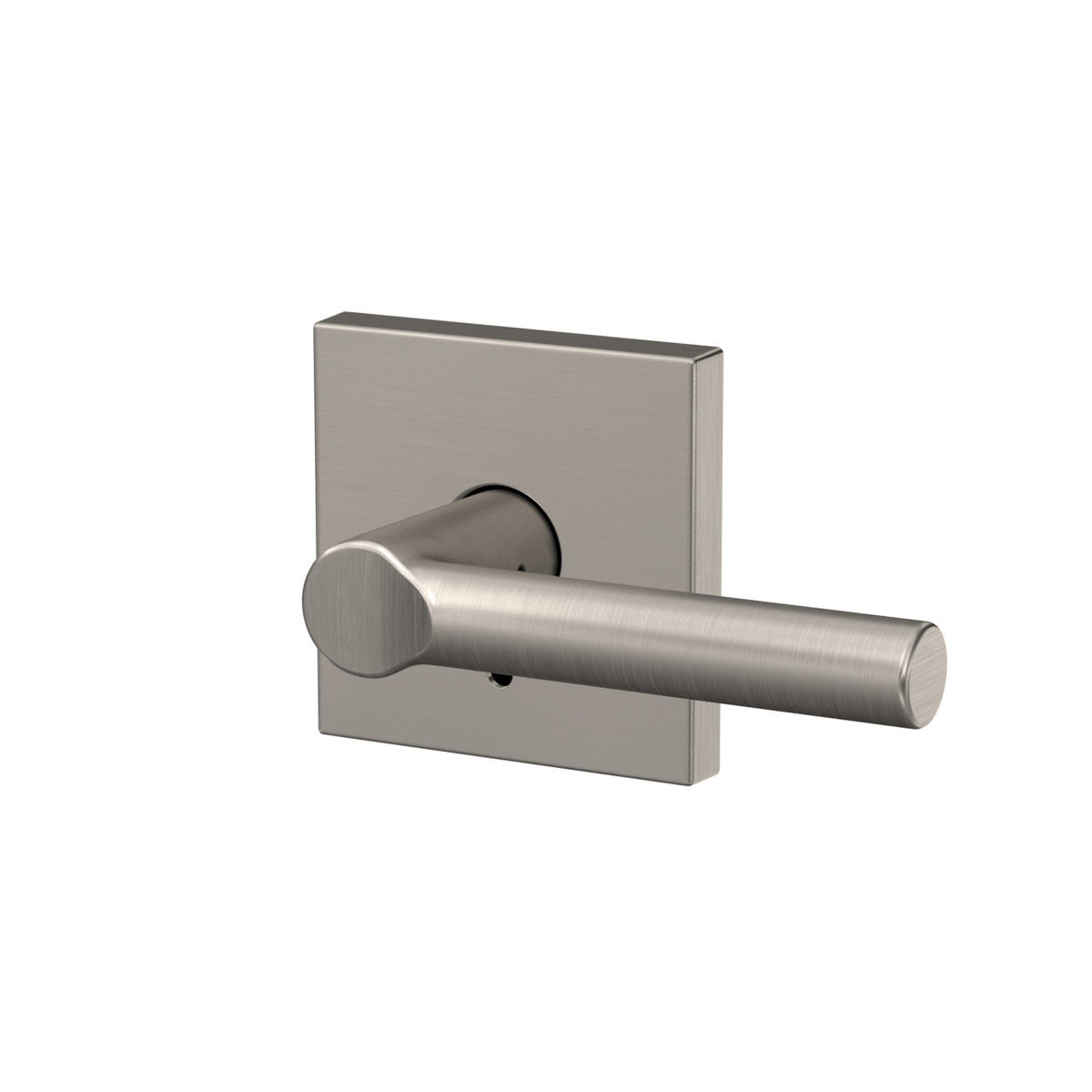 Schlage Custom Broadway Matte Black with Collins Trim Combined Interior Door Lever