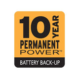 10 Year Sealed Battery Backup, Hardwired, Dual Sensing 2-In-1 Smoke And Fire Detector, Microprocessor Intelligence - Super Arbor