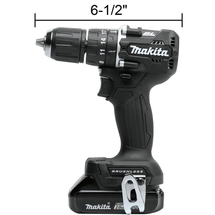 18-Volt 2.0Ah LXT Lithium-Ion Sub-Compact Brushless Cordless 1/2 in. Hammer Driver Drill Kit