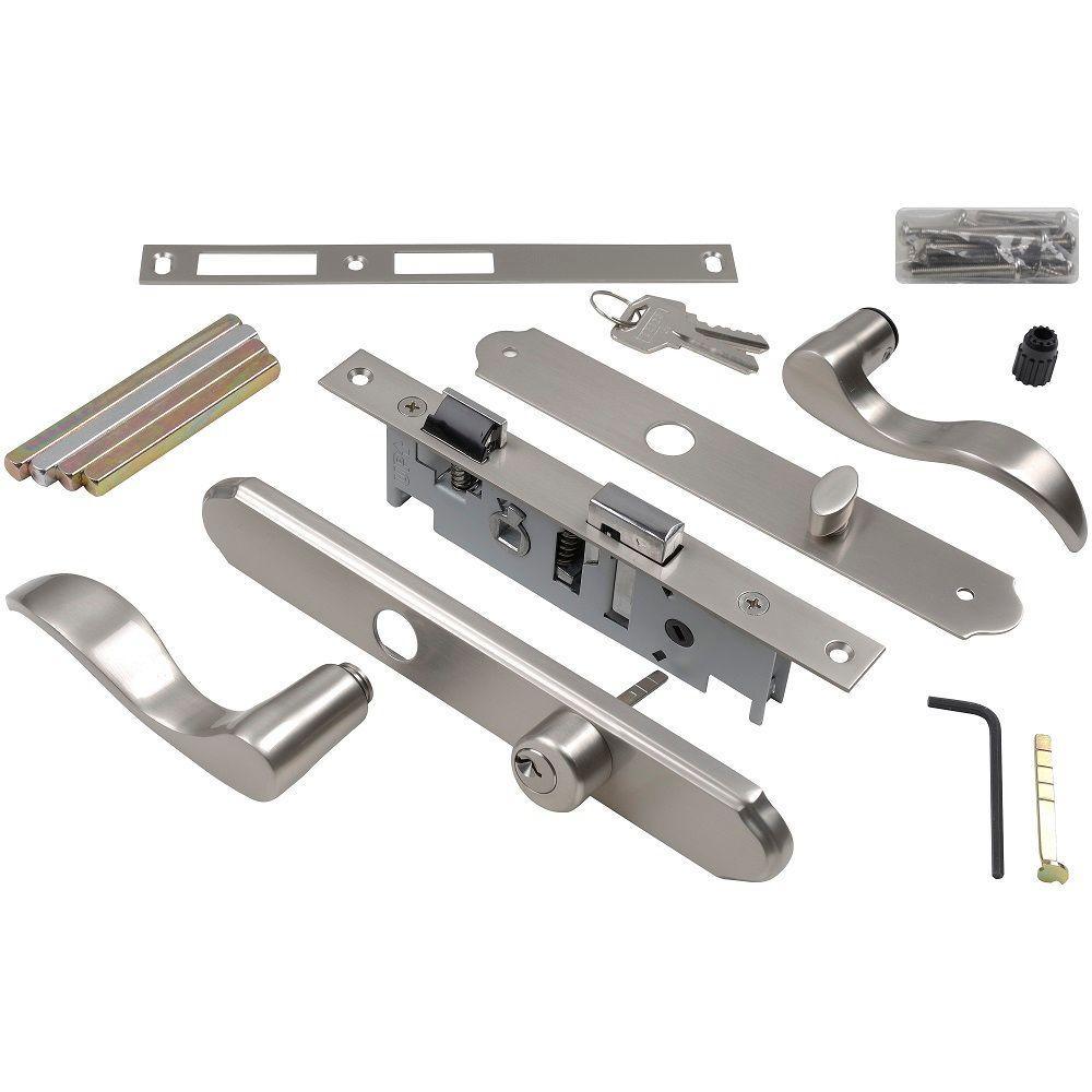 Satin Nickel Serenade Mortise Set Door Latch - Super Arbor