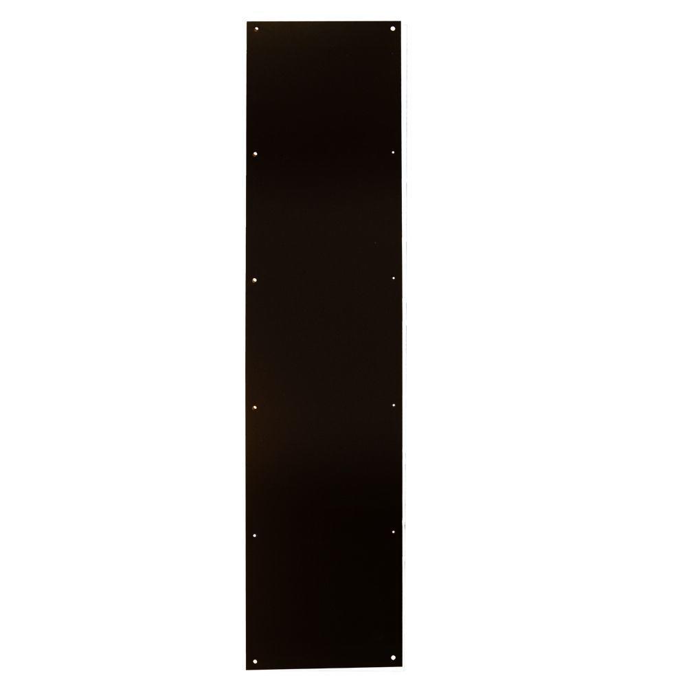 8 in. x 34 in. Aged Bronze Kickplate - Super Arbor
