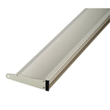 27 in. to 36 in. Semi-Frameless Contemporary Pivot Shower Door Track Assembly Kit in Bronze - Super Arbor