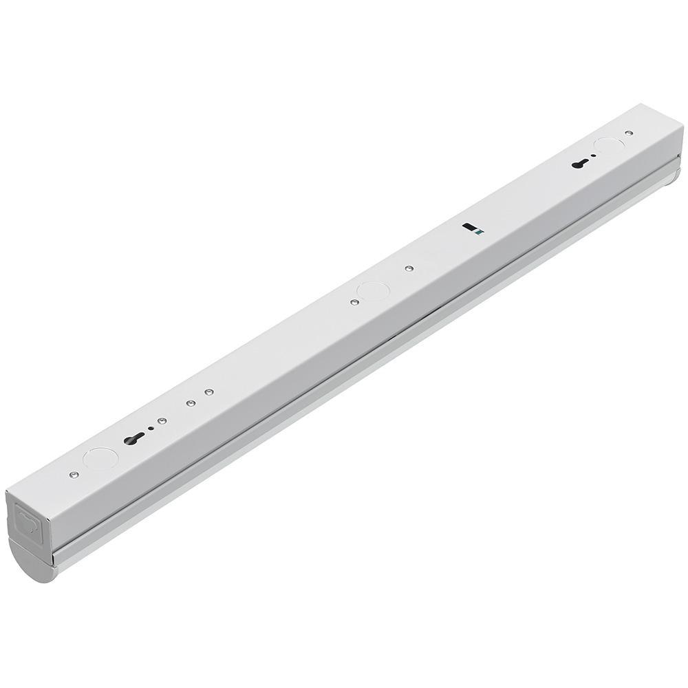 2 ft. 20-Watt Equivalent 900 Lumens Integrated LED White Strip Light Fixture 4000K Linkable Plug-in Direct Wire (6-Pack) - Super Arbor